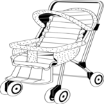 Stroller 1 Clip Art