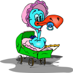 Bird - Baby Clip Art