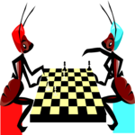 Ants Playing Chess
