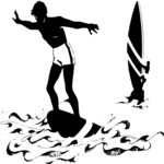 Windsurfing 1 Clip Art