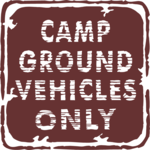 Campground Vehicles Only Clip Art