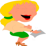 Laughing 1 Clip Art