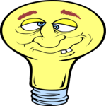 Light Bulb - Cartoon 3 Clip Art