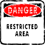 Danger - Restricted Area 1