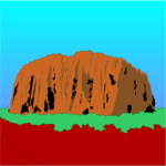 Ayers Rock Clip Art