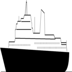 Cruise Ship 02 Clip Art