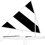 Sailboat 38 Clip Art