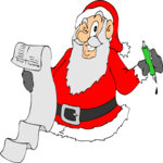 Santa with List 10