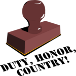 Duty, Honor, Country!