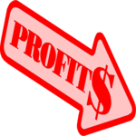 Profits - Down Clip Art