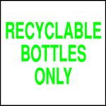 Recyclable Bottles 1 Clip Art