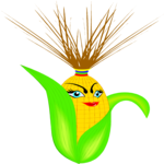 Corn - Happy Clip Art