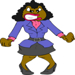 Angry Woman 3 Clip Art