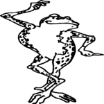 Frog - Posing Clip Art