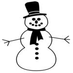 Snowman 02 Clip Art
