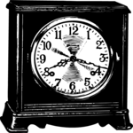 Antique Style Clock 4 Clip Art