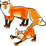 Fox 06 Clip Art