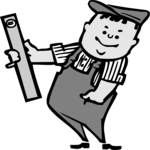 Carpenter with Ruler