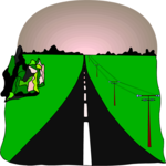 Country Road 23 Clip Art