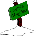 Santa's Workshop (2) Clip Art