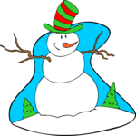 Snowman 44 Clip Art