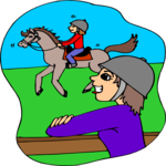 Equestrian Training Clip Art