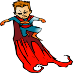 Super Hero - Boy Clip Art