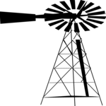 Windmill 02 Clip Art