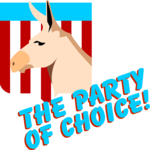 Democrat - Party of Choice Clip Art