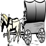 Covered Wagon 02 Clip Art