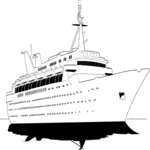 Cruise Ship 13 Clip Art
