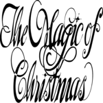 Magic of Christmas Clip Art