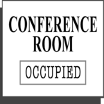 Conference Room Sign 1 Clip Art