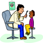 Pediatrician & Patient 3 Clip Art