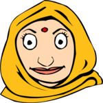 Woman - Covered Clip Art