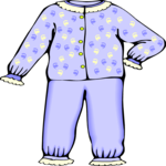 Pajamas - Children's 2 Clip Art