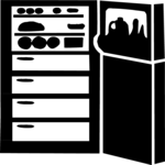 Refrigerator 16 Clip Art