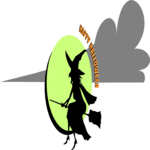 Witch Flying 21 Clip Art