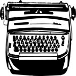 Typewriter 10 Clip Art