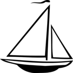 Sailboat 27 Clip Art