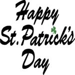 Happy St Patrick's Day 1 Clip Art
