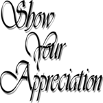 Show Your Appreciation 1 Clip Art
