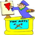 Graduate - Fine Arts Clip Art