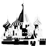 St Basil's Cathedral 3 Clip Art