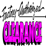 Factory Clearance Clip Art