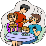 Eating Spicy Food 1 Clip Art