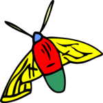 Flying Insect 17 Clip Art