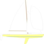 Sailboat 05 Clip Art