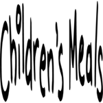 Children's Meals Clip Art