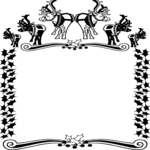 Reindeer Frame Clip Art